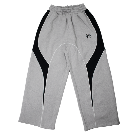 Heather Paneled Sweatpants