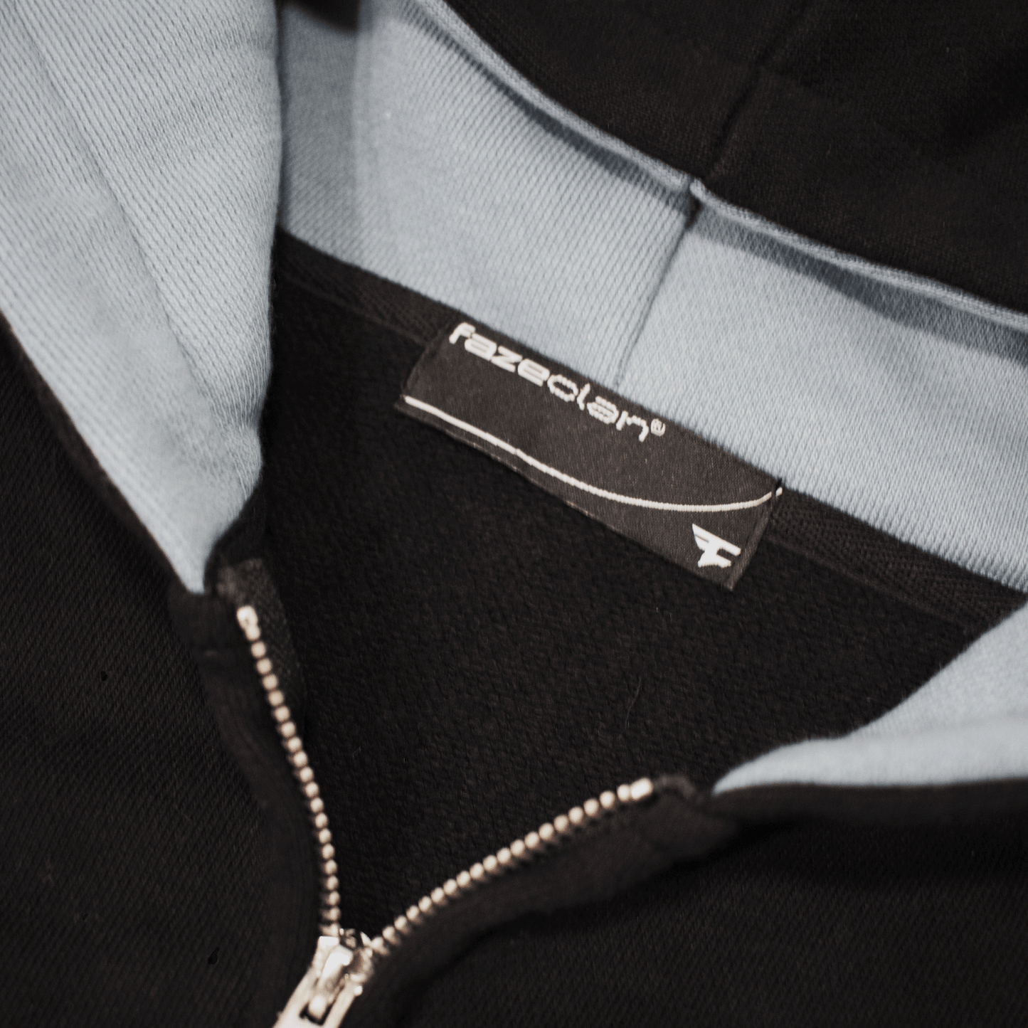 Black Paneled Zip Up