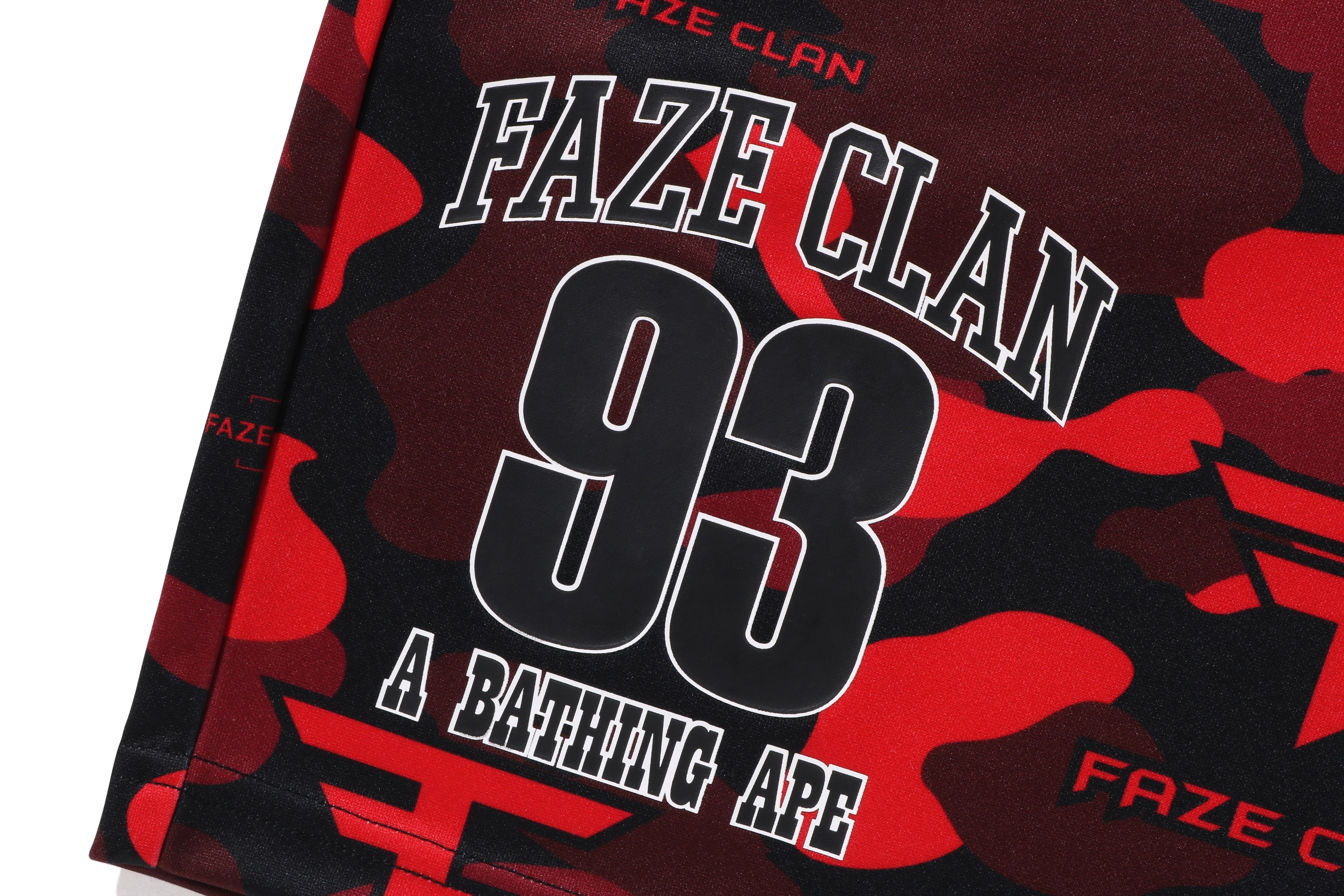 BAPE X FAZE CLAN GAME SHORTS