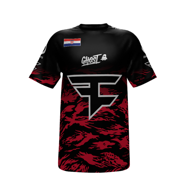 Faze Clan Red Camo Faze - 2022 Jersey. (x 1)