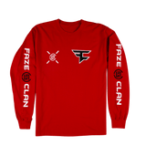 FaZe Clan X Clot Long Sleeve - Red small image