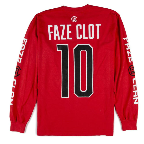 FaZe Clan X Clot Long Sleeve - Red