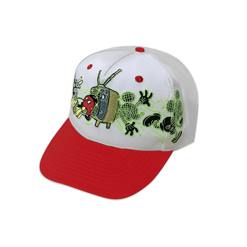Mickey On The Grid Hat - Red