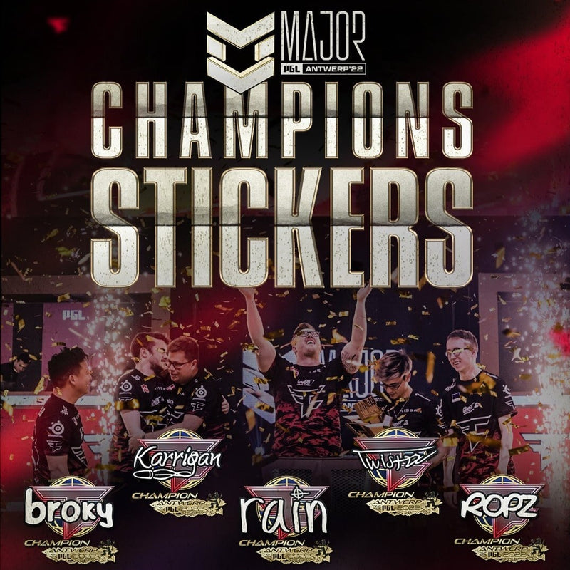 PGL Antwerp Major 2022 Champions Stickers
